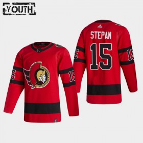 Dresovi Ottawa Senators Derek Stepan 15 2020-21 Reverse Retro Authentic - Dječji